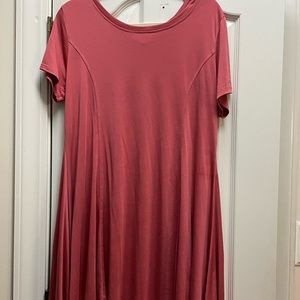 Umgee brand rose/coral swing dress
